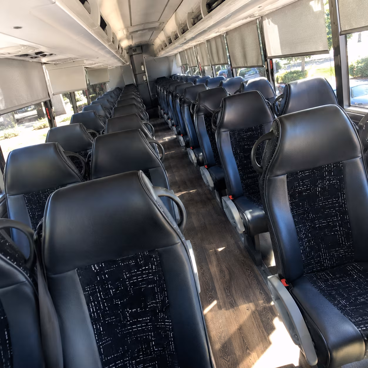 charter buses for mcallen prom groups heading to dinner