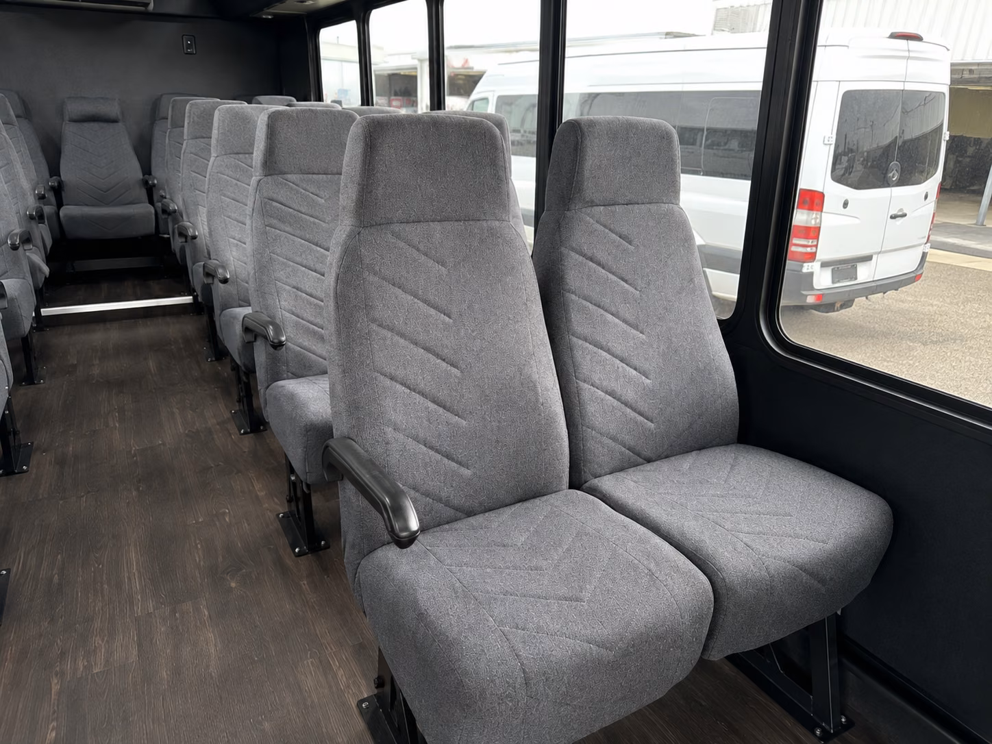 mcallen 20 passenger minibus interior