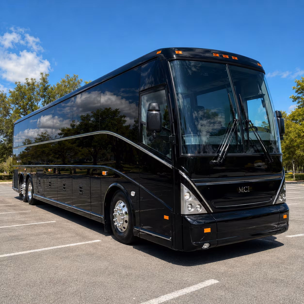 mcallen 56 passenger charter bus