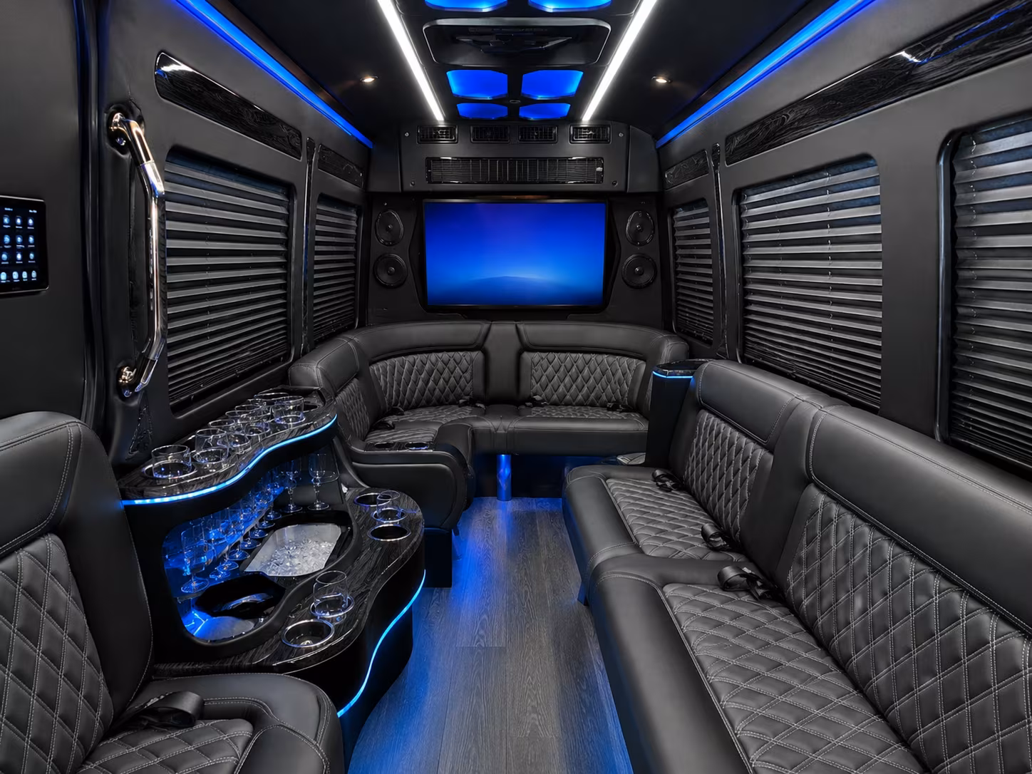 mcallen concert transportation onboard seating