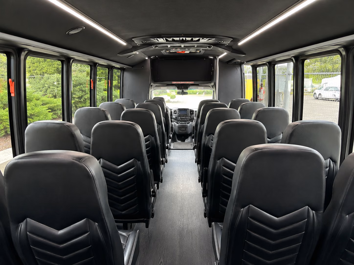 mcallen corporate event transportation onboard seating
