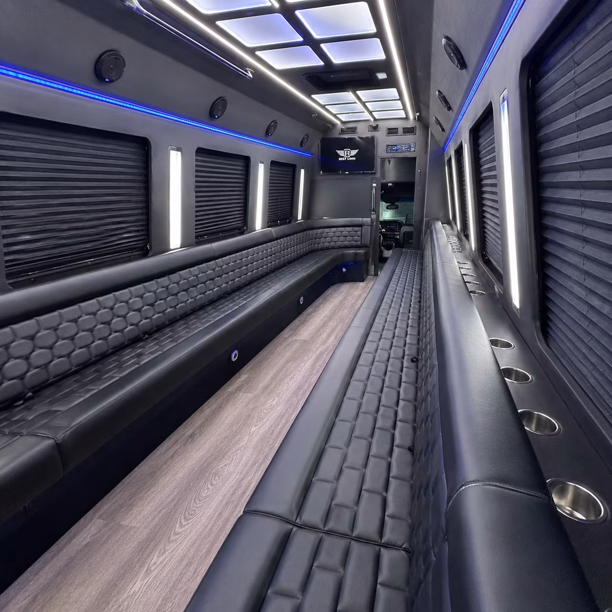mcallen party bus inside