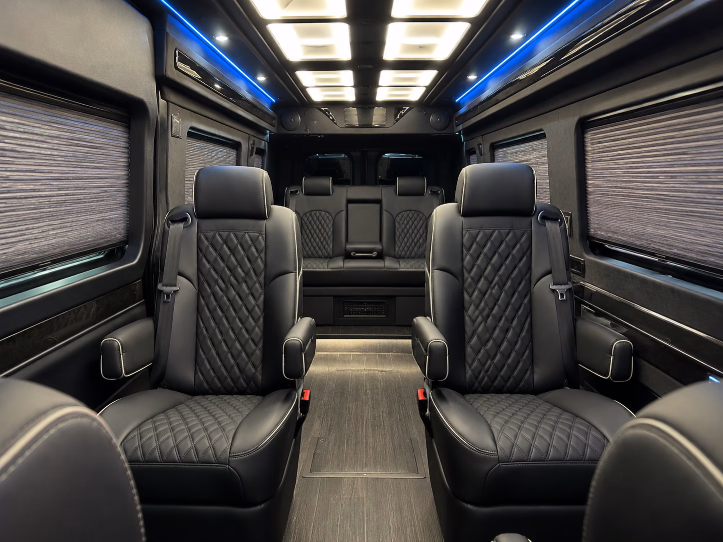mcallen sprinter van with driver inside