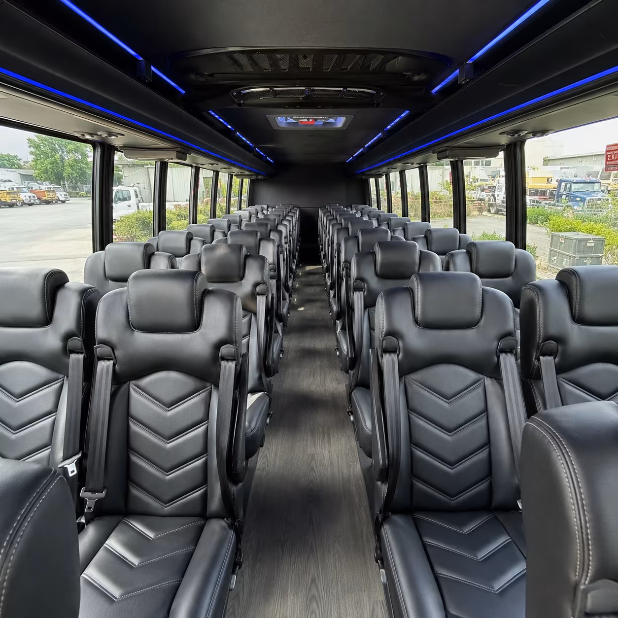 shuttle buses for mcallen wedding guests between hotels and venues